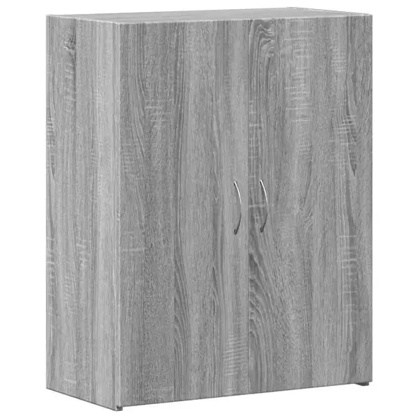 Bästa pris vidaXL Dokumentskåp grå sonoma 60x32x77,5 cm konstruerat trä
