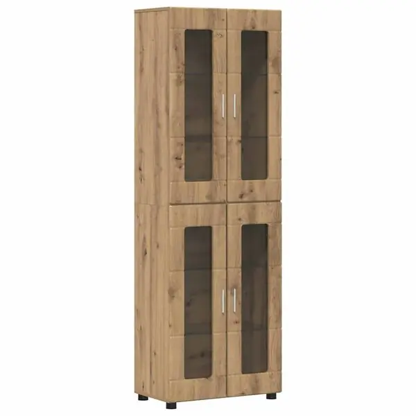 Extra rabatt vidaXL Skåp FLORIN Artisan Ek 60 x 35 x 182 cm Konstruerat trä