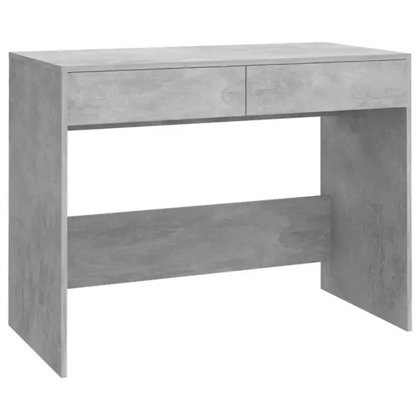 Sänkt pris vidaXL Skrivbord betonggrå 101x50x76,5 cm konstruerat trä