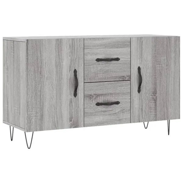 vidaXL Skänk grå sonoma 100x36x60 cm konstruerat trä Extra rabatt
