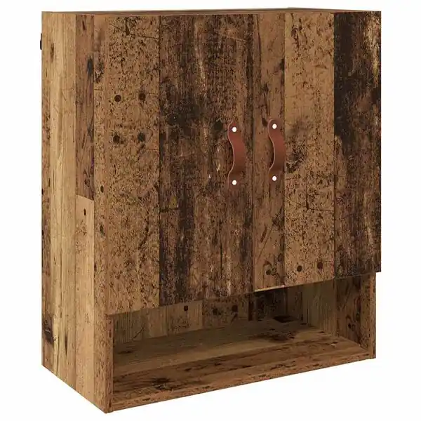 Rabatt vidaXL Väggskåp Gammalt trä 60 x 31 x 70 cm Konstruerat trä