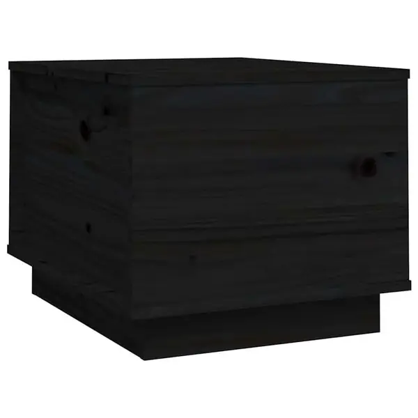 Beställ nu vidaXL Soffbord svart 40x50x35 cm massivt furu
