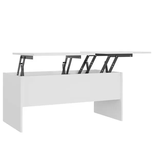 vidaXL Soffbord vit 102x50,5x46,5 cm konstruerat trä Fri frakt