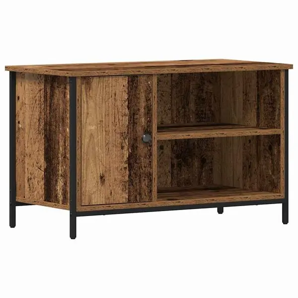 vidaXL TV-skåp Gammalt trä 80 x 40 x 50 cm Konstruerat trä Rabatter