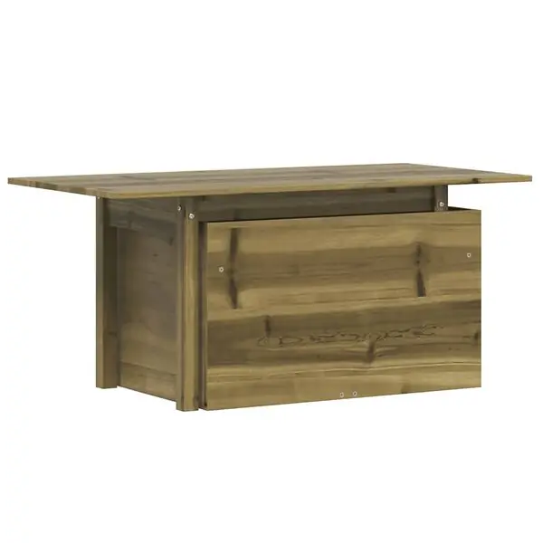 vidaXL Trädgårdsbord 100x50x75 cm impregnerad furu Nedsatt pris