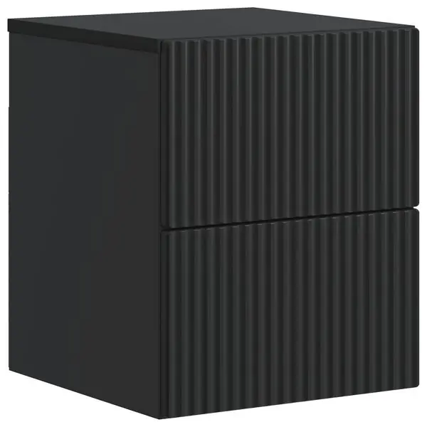 Köp online vidaXL Väggmonterat Sängbord Svart 33 x 34,5 x 40 cm Konstruerat trä