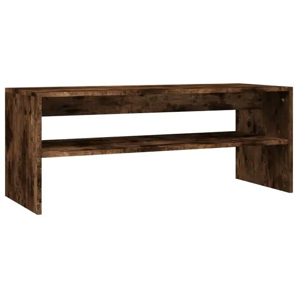 vidaXL Soffbord rökfärgad ek 100x40x40 cm konstruerat trä Begränsad tid