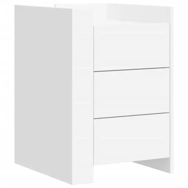 Utförsäljning vidaXL Sängbord vit 45x50x65 cm konstruerat trä
