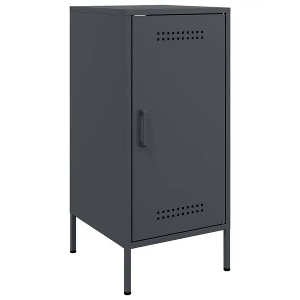 Bästa pris vidaXL Skänk antracit 36x39x79 cm kallvalsat stål