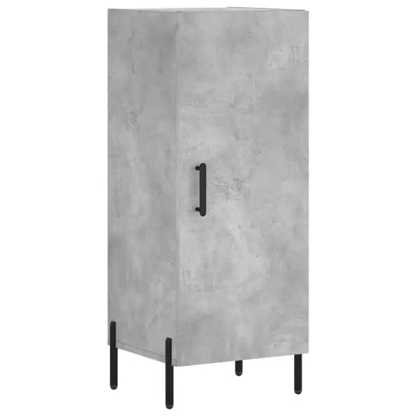 vidaXL Skåp betonggrå 34,5x34x90 cm konstruerat trä Säker betalning