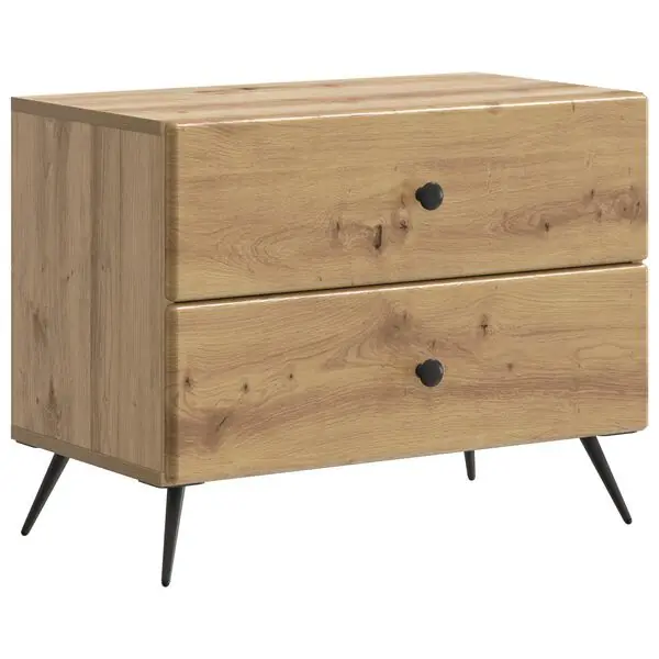 Handla nu vidaXL Nattduksbord Artisan-ek 62 x 34,5 x 47,5 cm Konstruerat trä