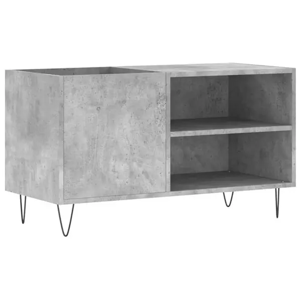 vidaXL Stereobänk betonggrå 85x38x48 cm konstruerat trä Begränsat antal