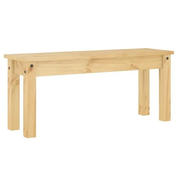 vidaXL Matbänk PANAMA 105x30x45 cm massiv furu Kundfavorit