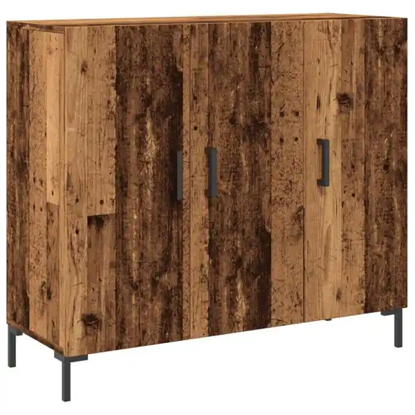 Nyhet vidaXL Skänk gammalt trä 90x34x80 cm konstruerat trä