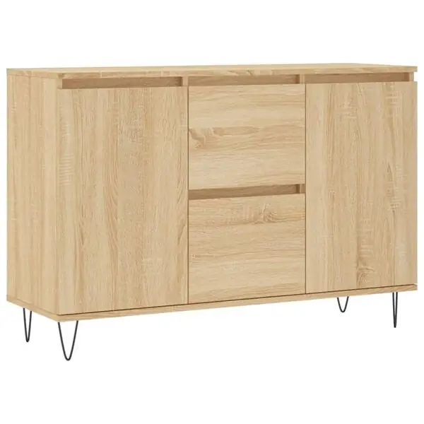 vidaXL Skänk sonoma-ek 101,5x35x70 cm konstruerat trä Erbjudandepris