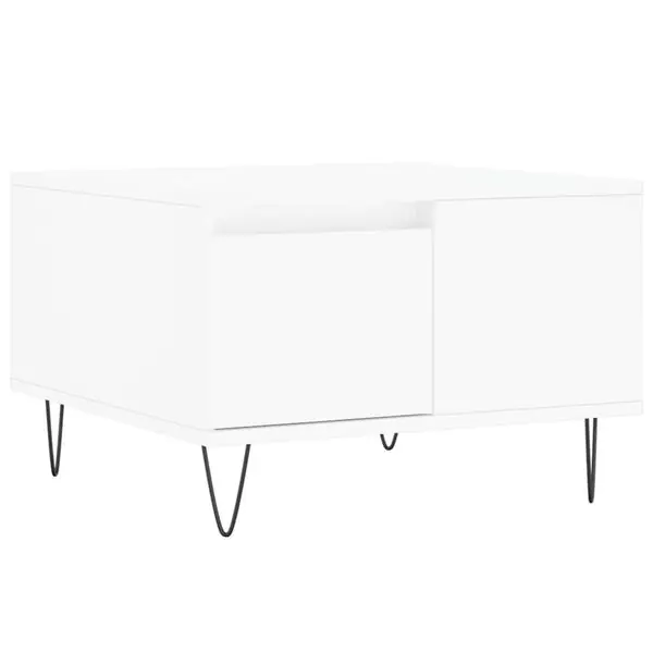 vidaXL Soffbord vit 55x55x36,5 cm konstruerat trä Expressleverans