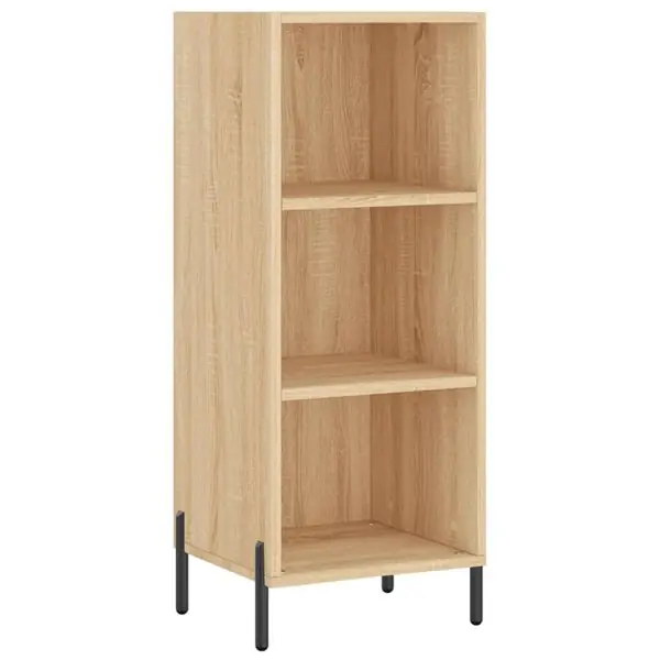 vidaXL Skåp sonoma-ek 34,5x32,5x90 cm konstruerat trä Endast denna vecka