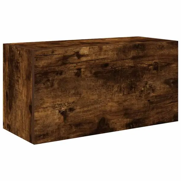 vidaXL Väggskåp för badrum rökfärgad ek 60x25x30 cm konstruerat trä Extra rabatt