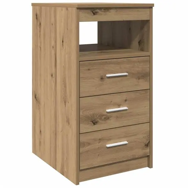 Erbjudandepris vidaXL Byrå artisan ek 40x50x76 cm konstruerat trä