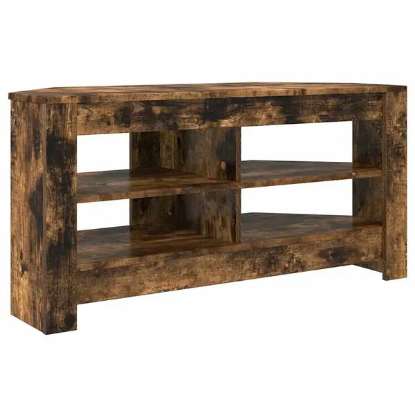 vidaXL HörnTVSkåp Rökt ek 102 x 40,5 x 45 cm Konstruerat trä Snabb leverans