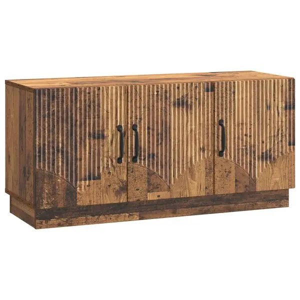Populärt val vidaXL TV-skåp Gammalt trä 99 x 34,5 x 47 cm Konstruerat trä