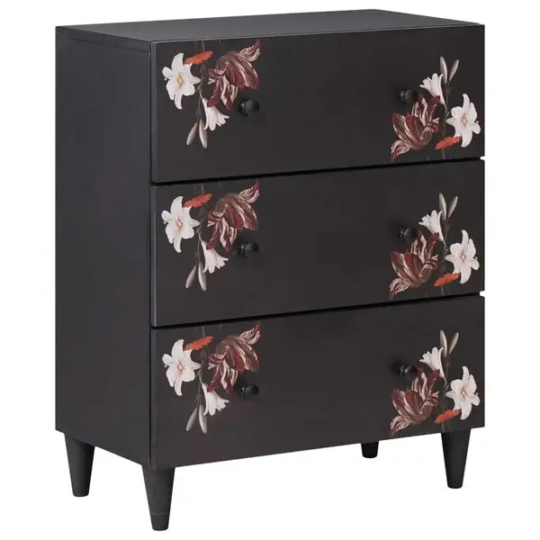 Trygg betalning vidaXL Förvaringsskåp Flerfärgsdesign 60 x 33,5 x 75 cm
