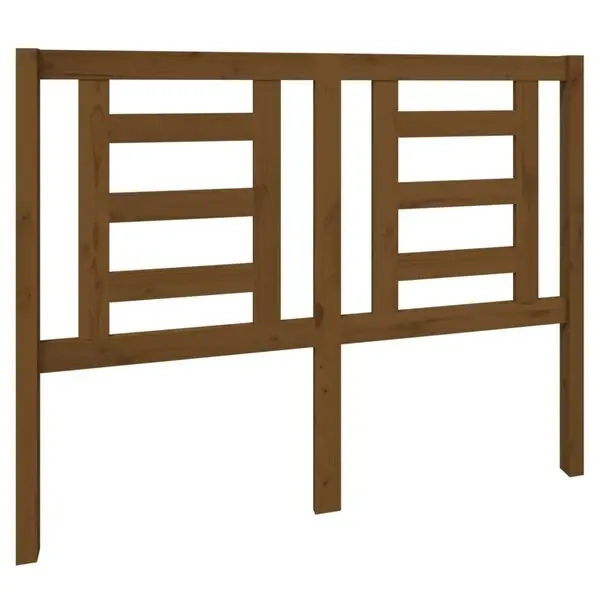 vidaXL Sänggavel honungsbrun 126x4x100 cm massiv furu Sista chansen