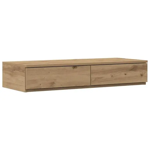 vidaXL Sänglådor Artisan Ek 100 x 36,5 x 16,5 cm Konstruerat trä Premium