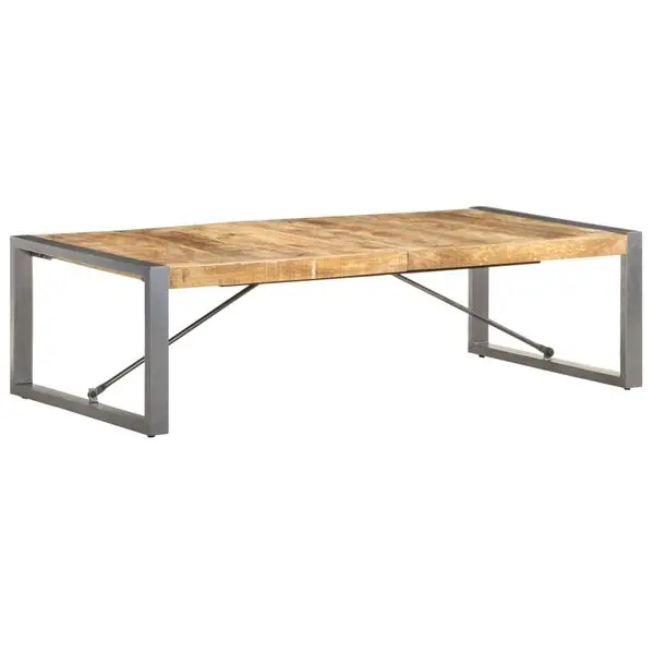 vidaXL Soffbord 140x70x40 cm grovt mangoträ Beställ idag