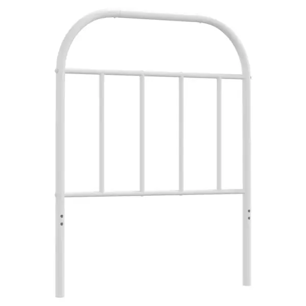 vidaXL Ersättningsgavel metall vit 75 cm Reapris